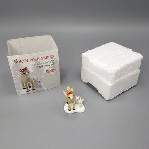 SIGNED Dept 56 Clarice Reindeer I Think You're Cute North Pole Rudolph 4025288